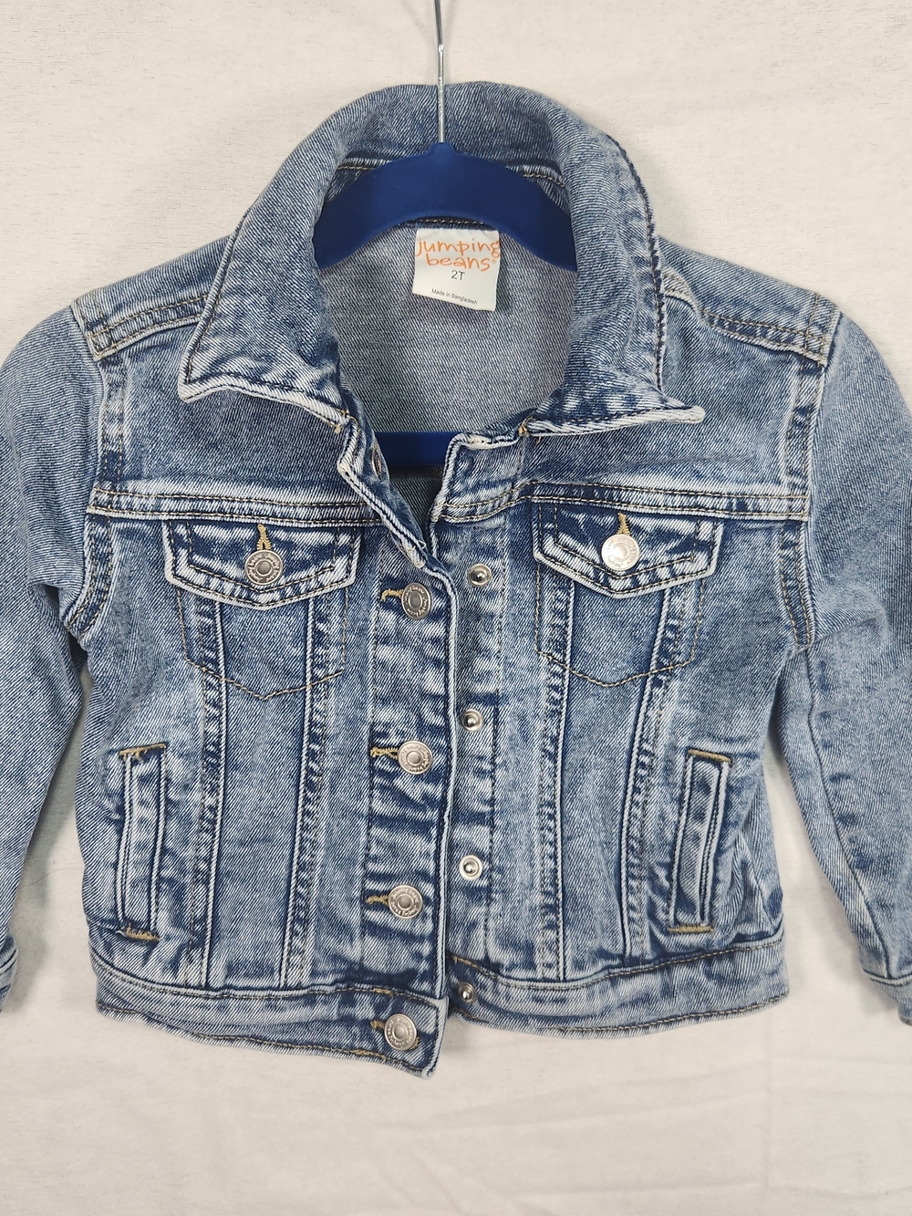 Jumping Beans Kids' Light Blue Denim Jacket - 2T